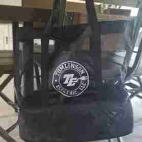 Black Beach Totes