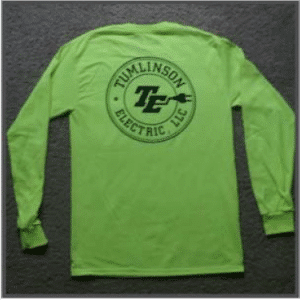 Safety Yellow Long Sleeve Cotton Tee