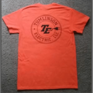 Safety Orange Cotton Shirt Short Sleeve